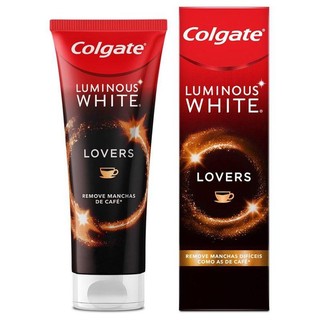 Creme Dental Clareador Colgate Luminous White Lovers Manchas de Café 70g em Oferta na Shopee