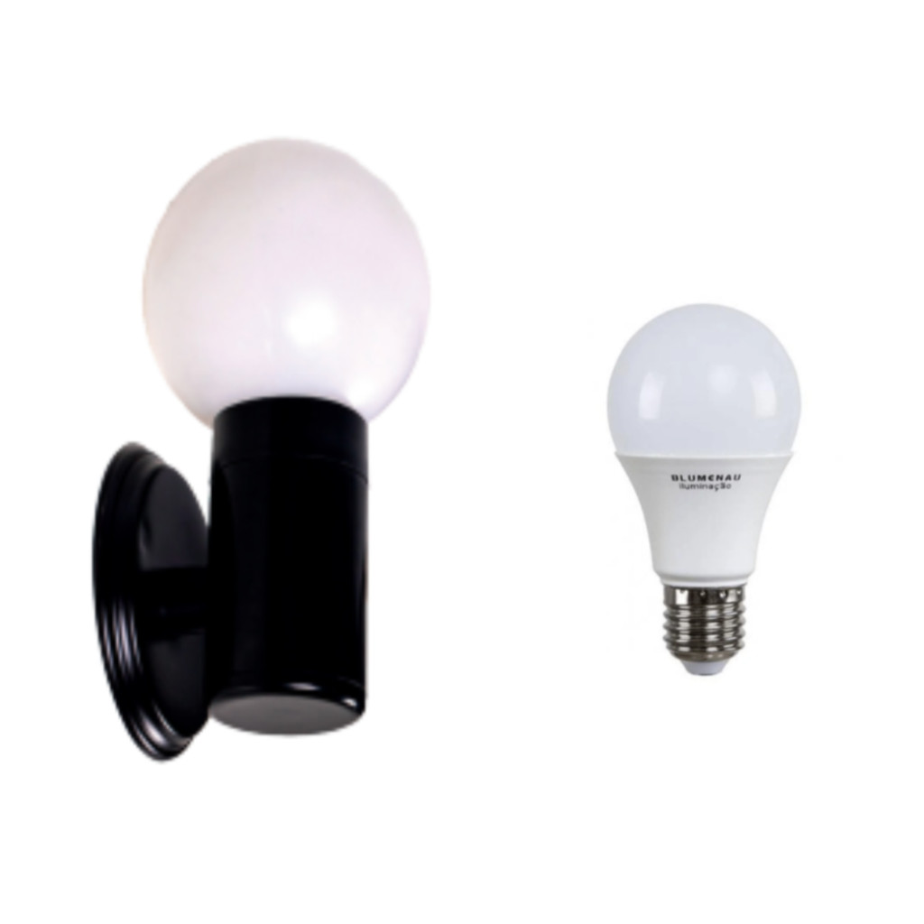 Arandela Globo Preta: Onde Comprar | BuscaProdutos