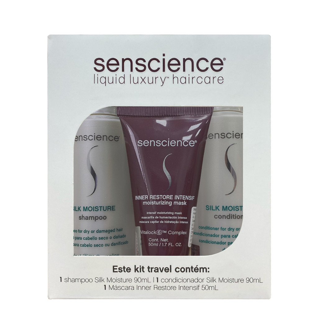 Senscience Kit Silk Moisture Intensif Travel Size (3 produtos)