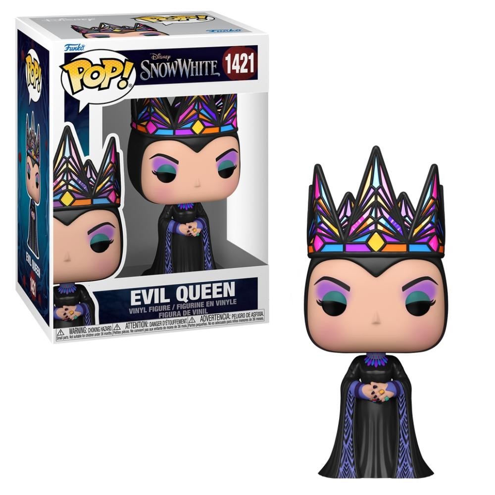 Boneco Funko Pop! Disney Branca de Neve Rainha Má Vest Preto - Hobbies & Collections