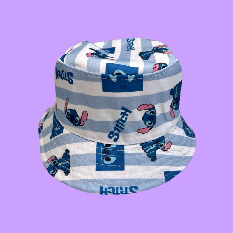 Bucket Hat Chapéu de praia Infantil Lilo e Stitch, chapéu, stitch, bucket, praia.