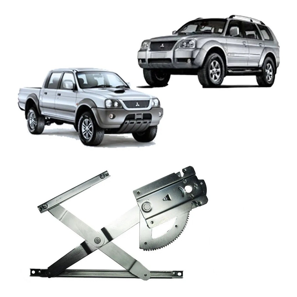 Maquina Vidro Eletrico L200 Sport Pajero 2004 Á 2006 L200 Outdoor 2006 Á 2011 4 Portas Dianteira
