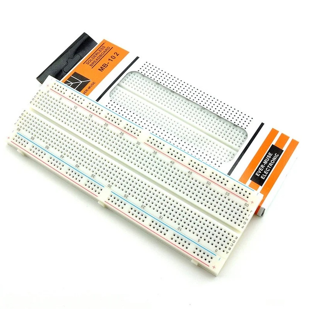 Protoboard 830 Pontos Furos Para Arduino Breadboard placa de ensaio MB-102