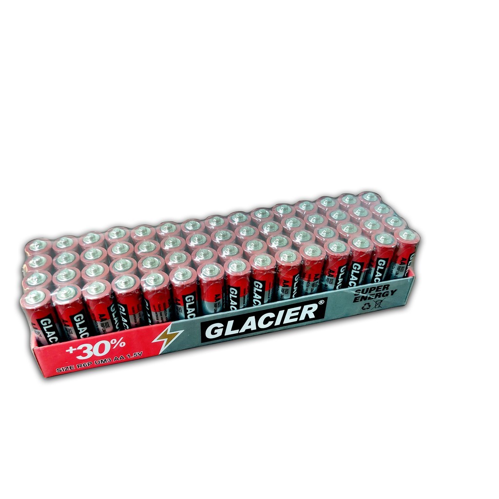 Pilhas AA Glacier caixa  (PILHA MÉDIA  AA) 1.5V