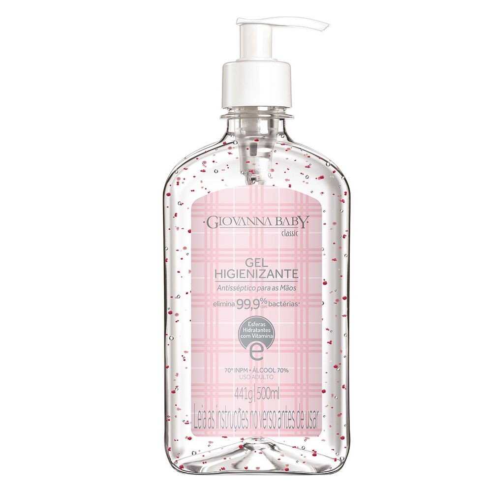 Álcool em Gel Higienizante Giovanna Baby Classic 500ml em Oferta na Shopee