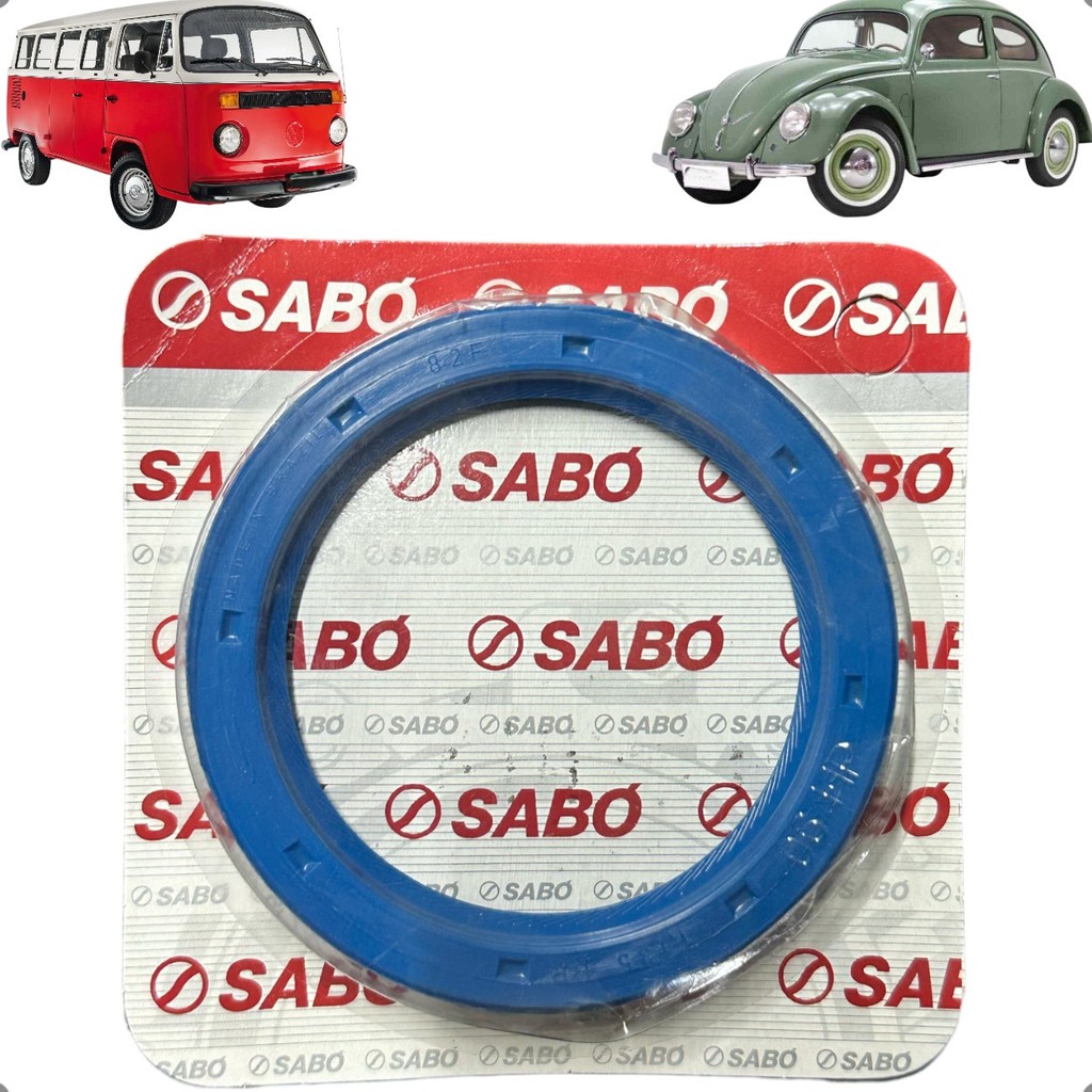Retentor Traseiro Do Volante Azul Original Sabó Fusca Kombi Brasilia 1300 1500 1600 Ar 01135BR em Oferta na Shopee
