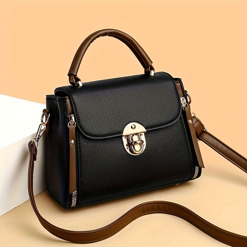 Bolsa Feminina De Ombro Transversal Com Alça Tecido Elegante