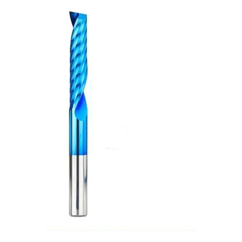 Fresa Topo 1 Corte 3mm X 22mm Naco Azul Cnc Router