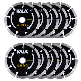 10 Disco Diamantado Segmentado Corte Seco Água 110Mm X 20Mm Kala em Oferta na Shopee