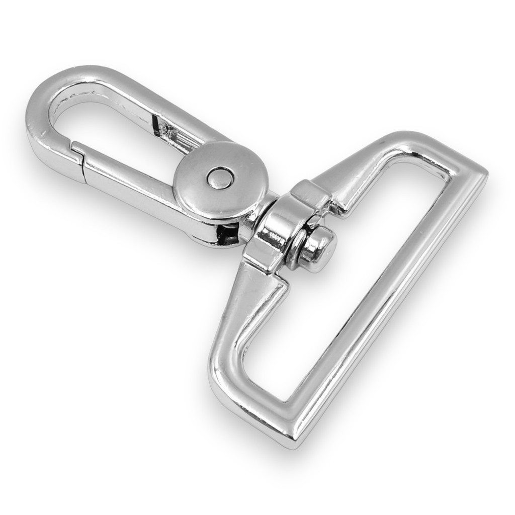 Mosquetão Para Alça De Bolsa 40Mm Premium - 10 Und - Níquel