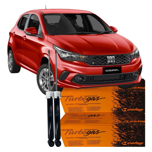Kit Amortecedor Traseiro Cofap Fiat Argo 2017 2022