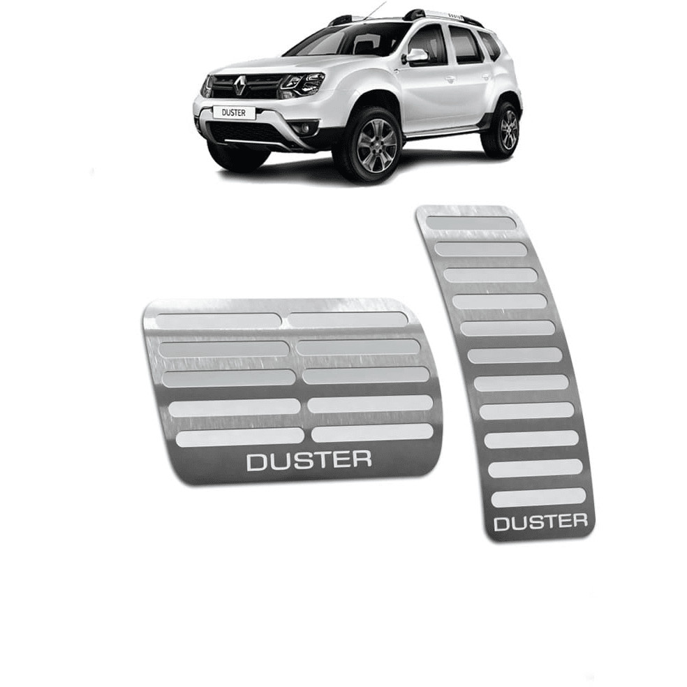 Pedaleira Duster 11/20 Automático Aço Inox - Não fura o pedal em Oferta na Shopee