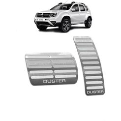 Pedaleira Duster 11/20 Automático Aço Inox - Não fura o pedal