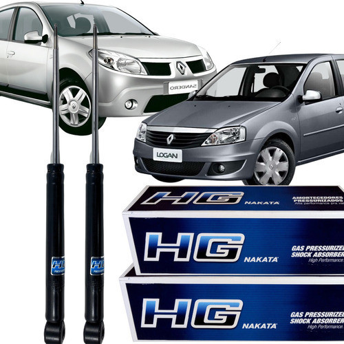 Par Amortecedor Traseiro Sandero Logan 2007 Á 2014 em Oferta na Shopee