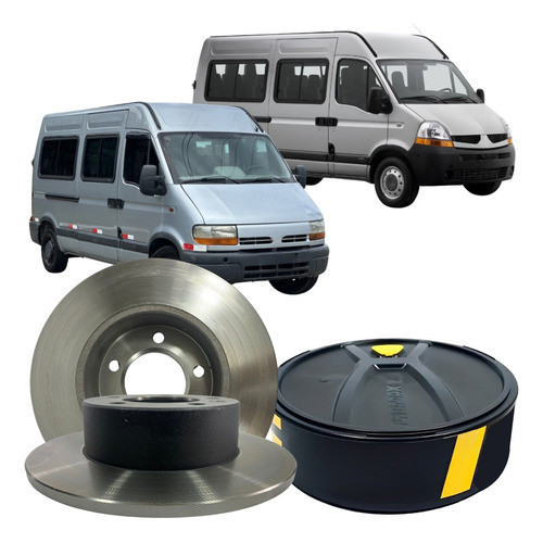 Disco Freio Traseiro Solido Renault Master 2004 À 2013 - Spare Parts and Accessories for Vehicles