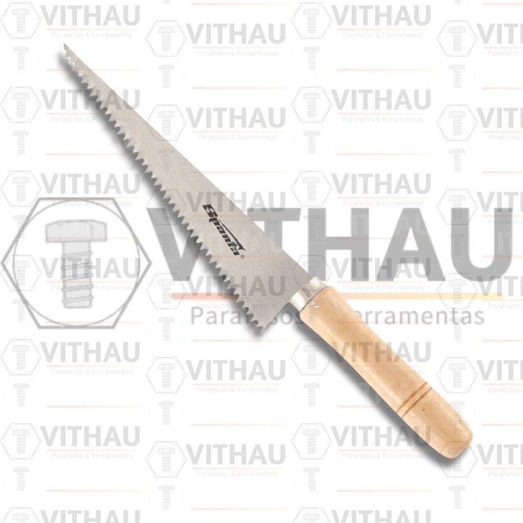 Serrote para drywall 7" com cabo de madeira Sparta
