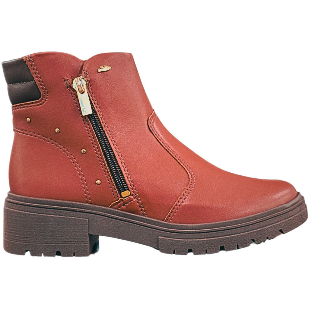 Bota Dakota Coturno Cano Curto Salto Baixo Calce Fácil G9572
