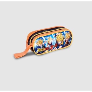 Estojo Duplo Dragon Ball Espaçoso Escolar Infantil Goku Gohan Super Sayajin em Oferta na Shopee