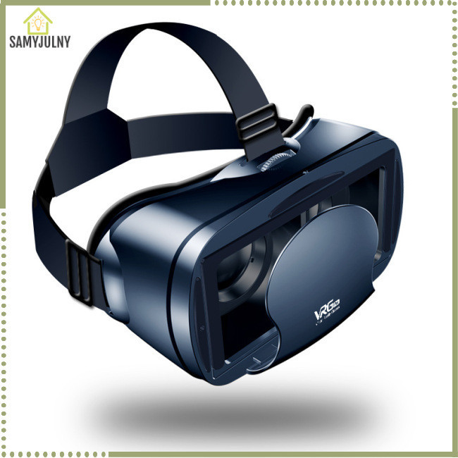 SAM VRG Pro Blue-light 3D VR Fone De Ouvido De Grande Ângulo Capacete De Óculos De Realidade Virtual Inteligente Para Jogos De Vídeo Smartphone De 5-7 Polegadas