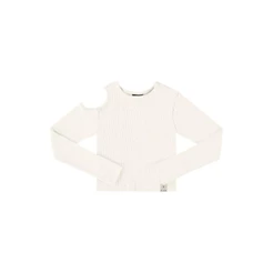 Blusa Cropped Básica em Ribaninha Juvenil Gloss
