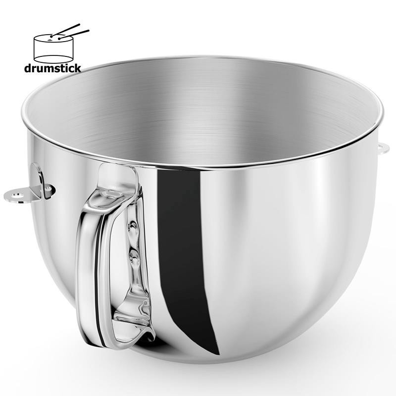 Misturador De Aço Inoxidável 6QT Para Misturadores Stand Kitchenaid , Ajuda De Cozinha Cabeça Inclinada 6QT Com Cabo