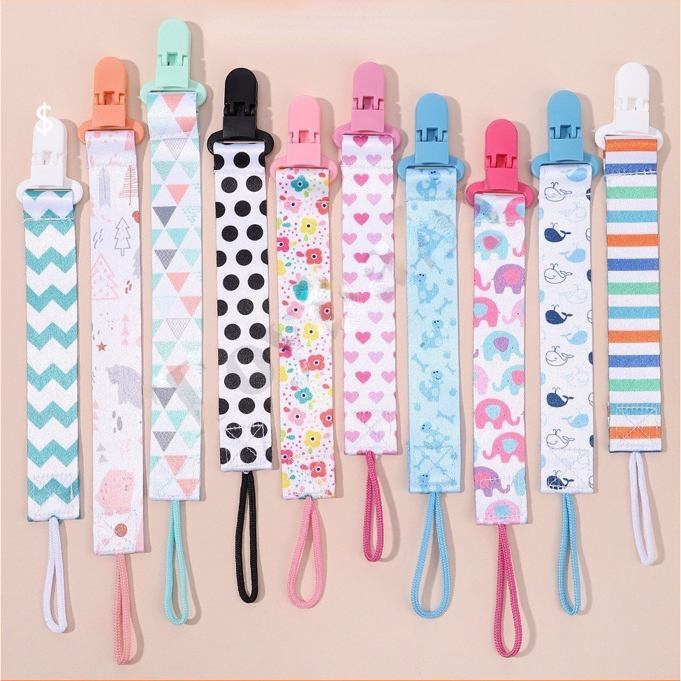 Clip Pacifier Para Bebês Com Porta-Corrente/Cartoon Crianças Brinquedo Anti-Queda