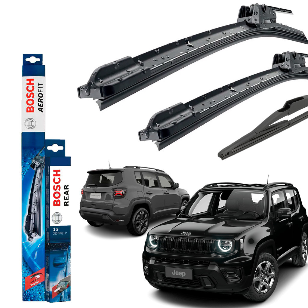 Palheta Limpador Parabrisa Renegade 2015 Até 2020 Original Bosch em Oferta na Shopee