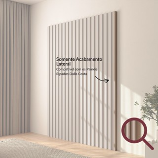 Acabamento Lateral Painel Ripado P10 em Oferta na Shopee