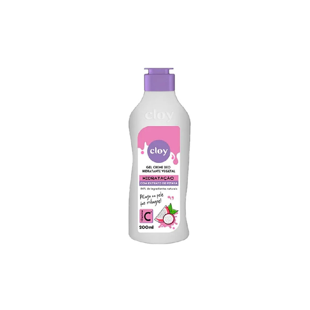 GEL CREME DESODORANTE HIDRATANTE CLOY VITAMINA C 200mL - Beauty