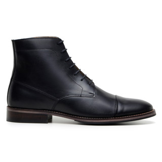 Bota Masculina Londres Couro Preto em Oferta na Shopee