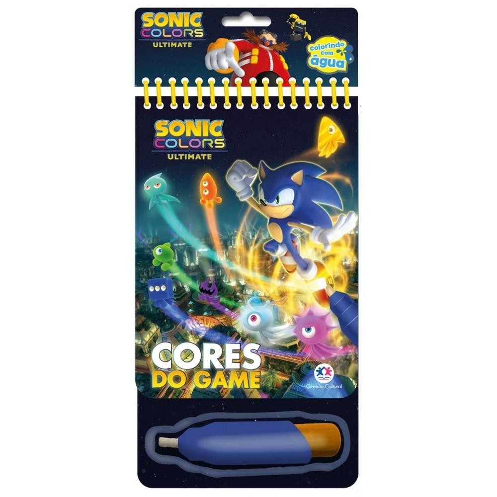 Livro Aquabook Sonic - Cores do game - Books & Magazines