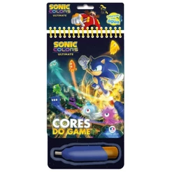 Livro Aquabook Sonic - Cores do game