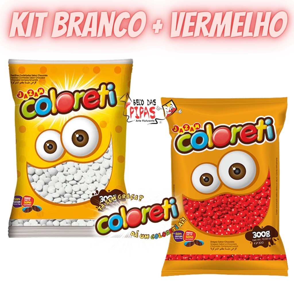 Confeito Chocolate Vermelho - Comprar com Melhor Preço em Lanches
