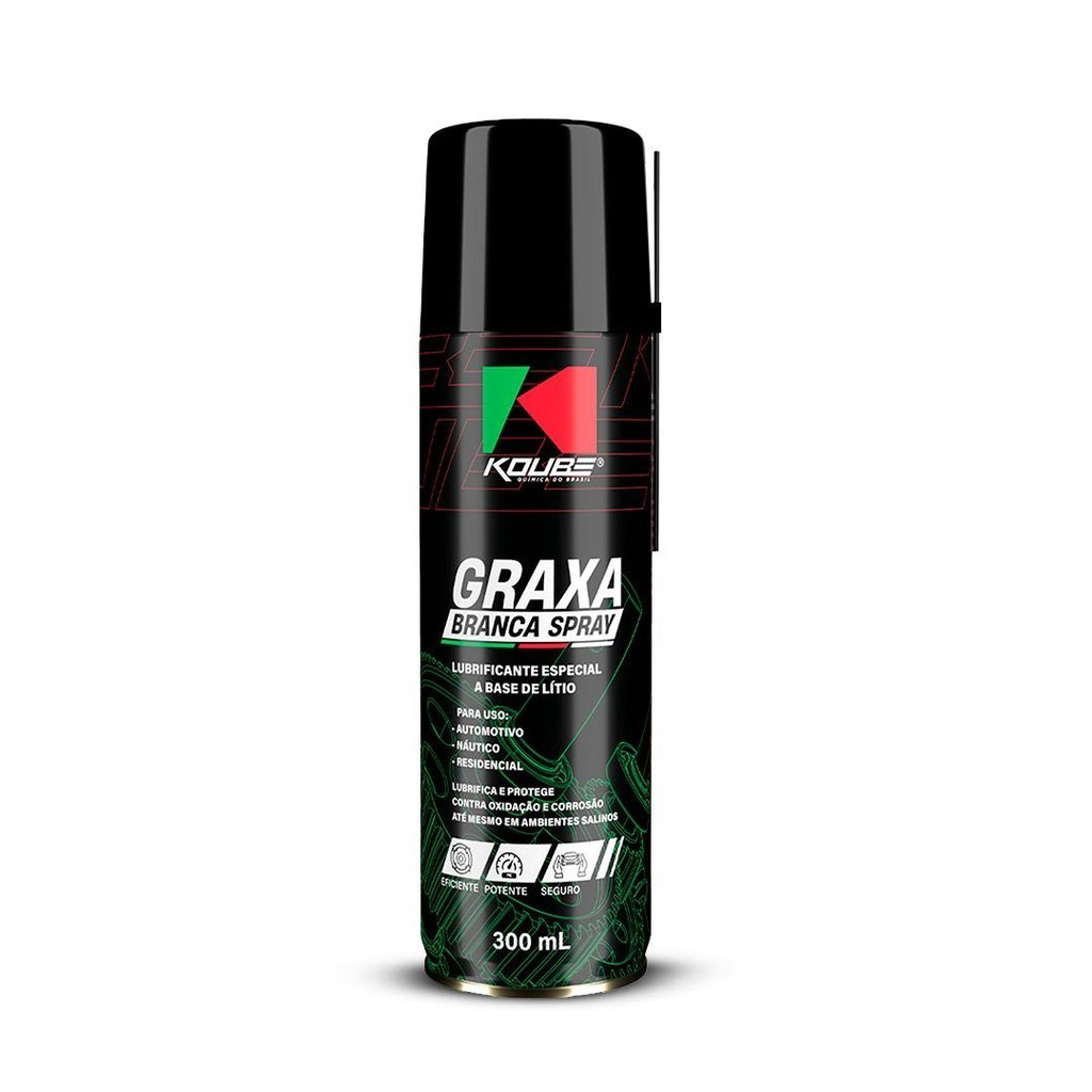 Graxa Branca Spray P/ Correntes De Moto / Pinças De Freio