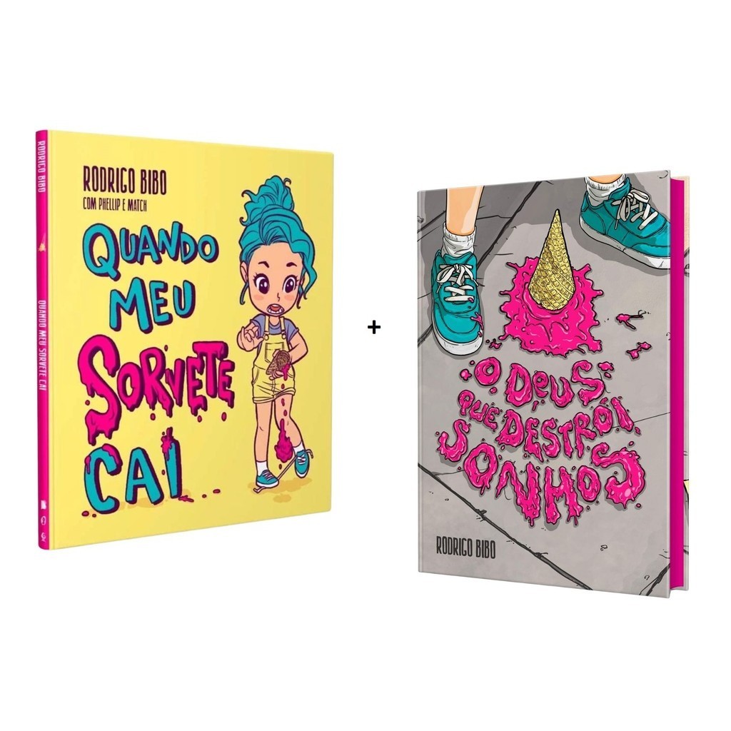 Kit 2 Livros Capa Dura | Quando Meu Sorvete Cai + O Deus Que Destrói Sonhos