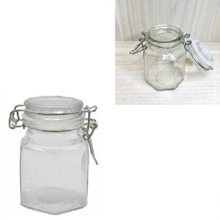 Pote Hermético de Vidro 100ml Com Tampa com Silicone