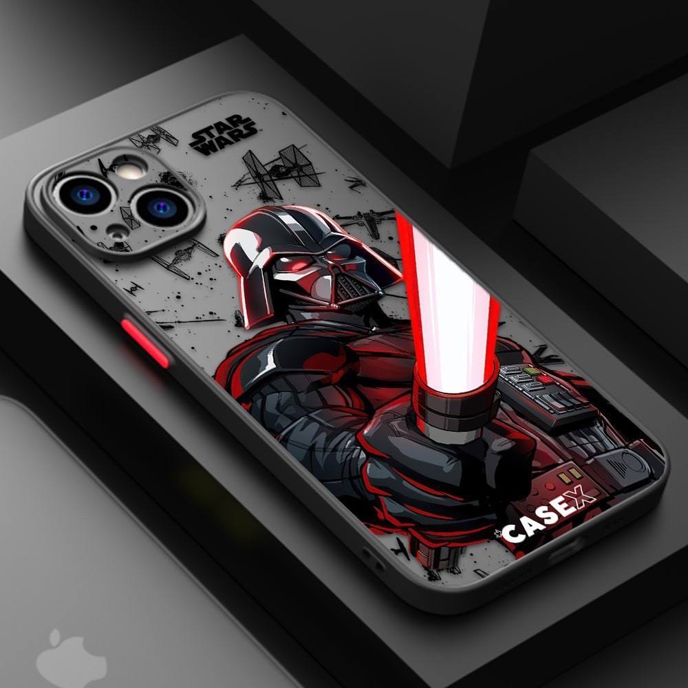 Capinha iphone 11/12/13/14/15 Pro max / Capa de telefone TPU com tudo incluído Star Wars Darth Vader / Capinha iphone 11