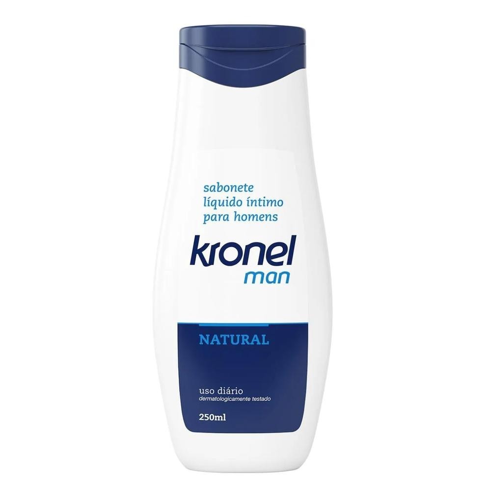 Kronel Man Natural Sabonete Intimo Masculino 250ml