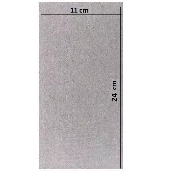 02 - 05 - 10 Pçs Tampa De Mica Para Microondas 24 X 11