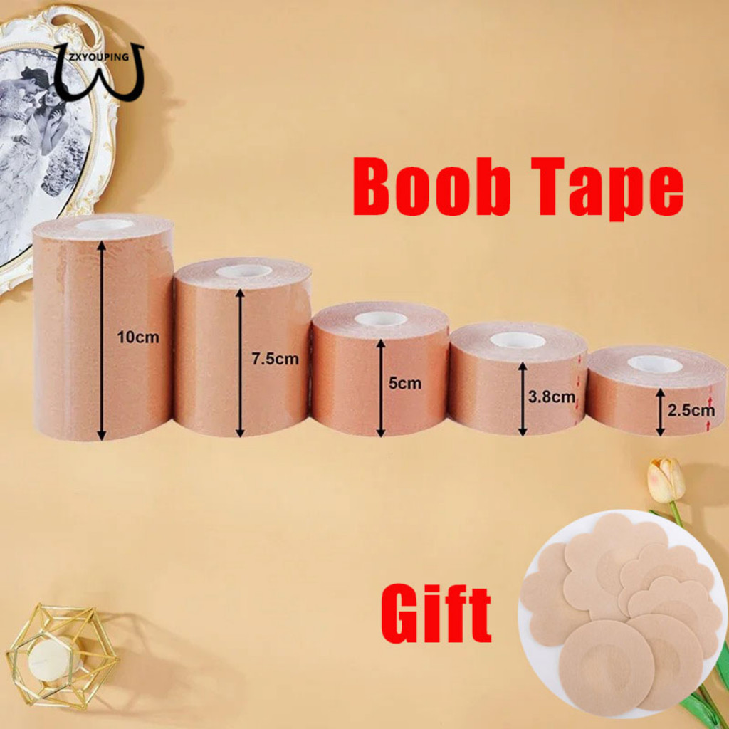 ZXYOUPING 1 Rolo 5M Fita Adesiva Para Mamilos Femininos , De Peito Elevação Invisível Intimida Adesivos Bralette Sexy