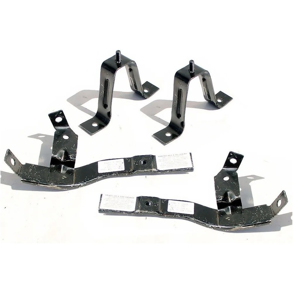 KIT SUPORTE PARACHOQUE DIANTEIRO + TRASEIRO GOL 80 A 86 VOYAGE 81 A 86
