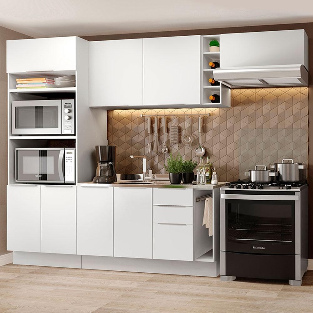 Cozinha Completa Madesa Stella 290002 com Armário e Balcão em Oferta na Shopee