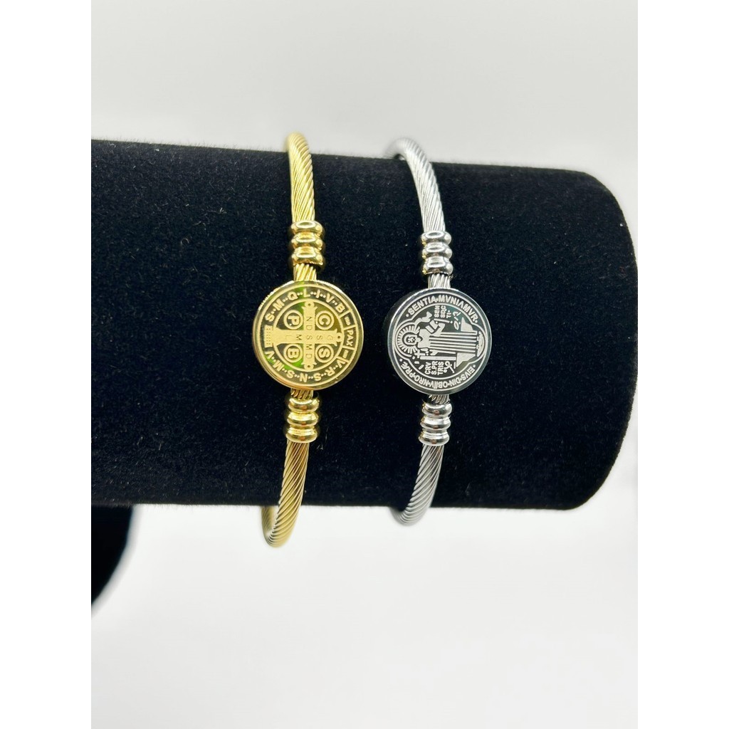 Pulseira Protetora Feminina De Aço Inoxidável Ajustável São Bento em Oferta na Shopee