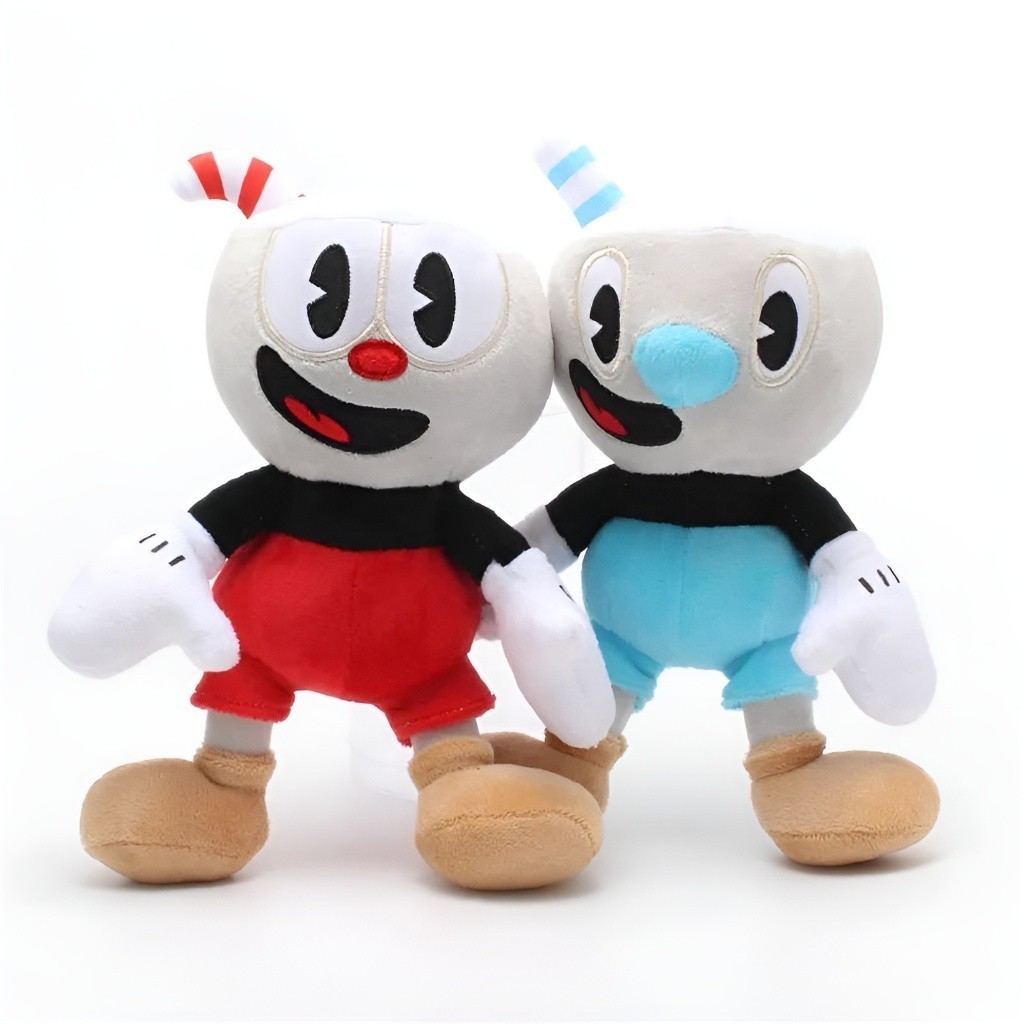 Pelúcia CupHead Xicrinho Caneco dos jogos desenho cabeça de xicara e canecas cup head