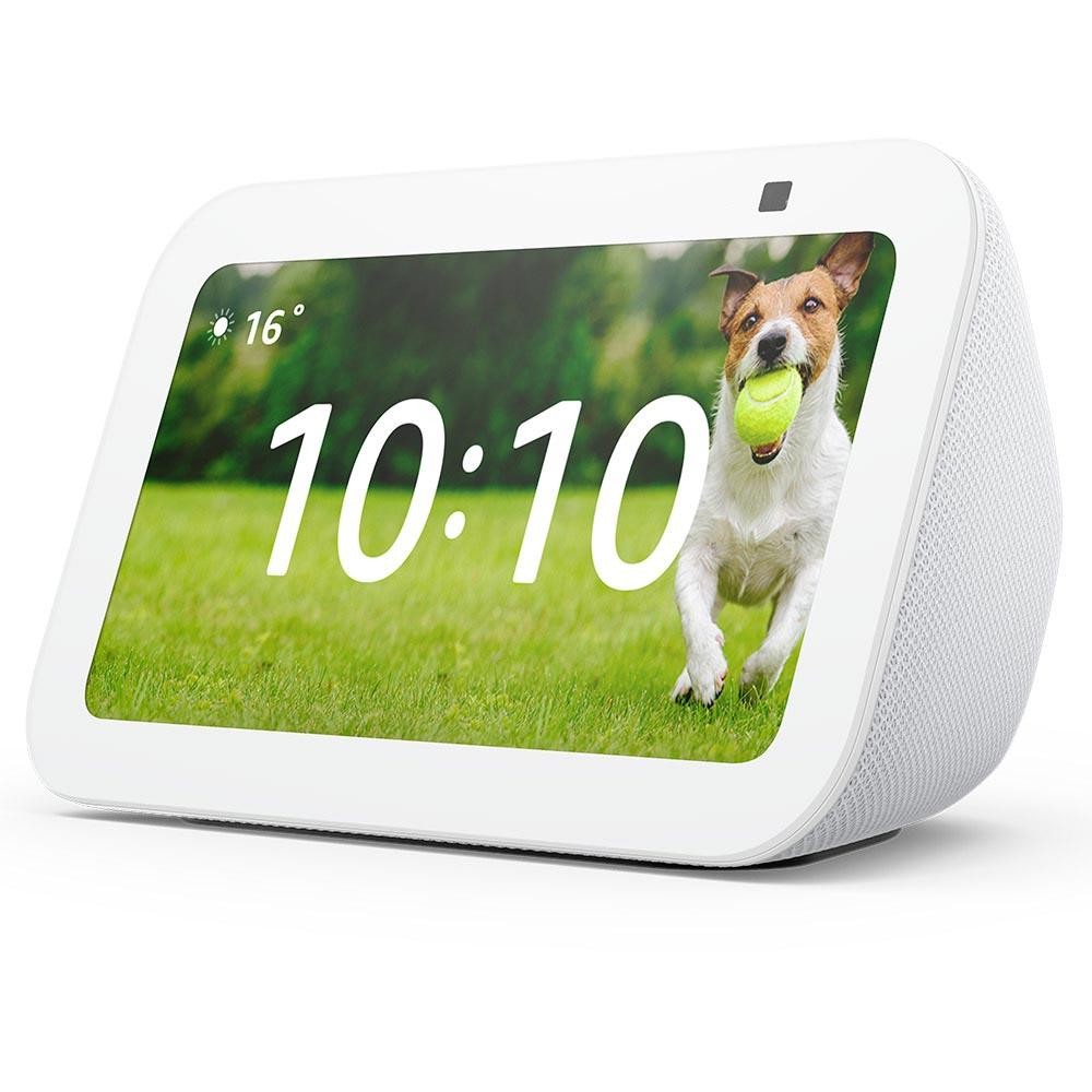 Smart Speaker Echo Show 5 3ª Geração Amazon com Display de 5,5" e Alexa Branca - B09B2S9 em Oferta na Shopee
