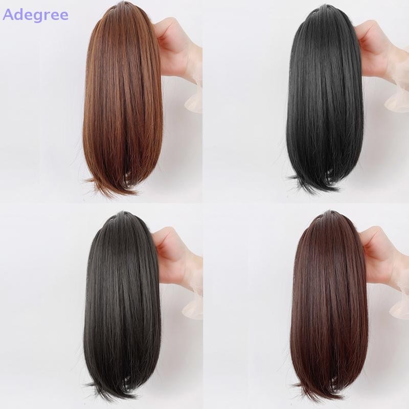 Adegree Extensão De Rabo De Cavalo Longo Clipe Na Garra Do Cabelo Natural Olhando Peruca Sintética Para Mulher Novo em Oferta na Shopee