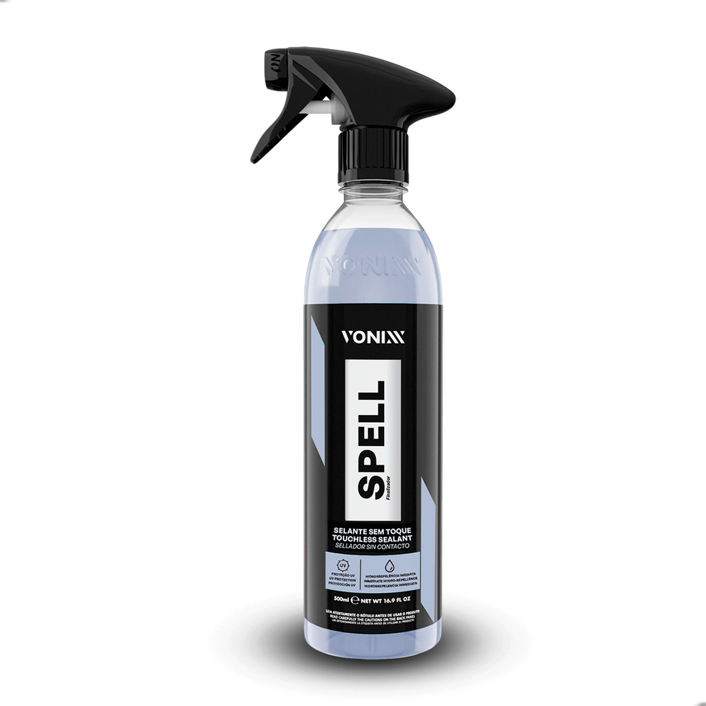 Spell 2.0 Vonixx 500ml - Selante Spray com Tecnologia de Sílica, Brilho e Proteção UVA/UVB em Vidros e Rodas - Spare Parts and Accessories for Vehicles