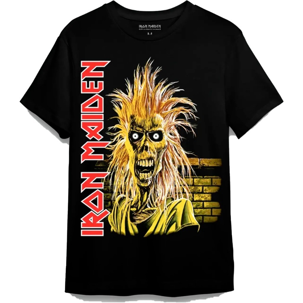 Camiseta Iron Maiden 1980 unissex algodao INFANTIL E ADULTO em Oferta na Shopee