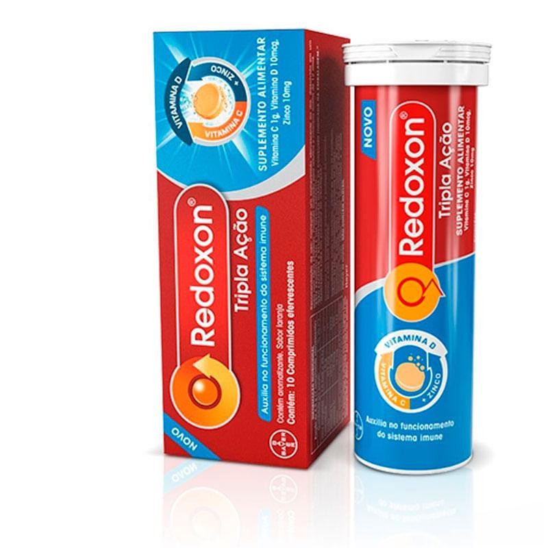 Suplemento Alimentar Redoxon Tripla Ação 10 Comprimidos Efervescentes - Health