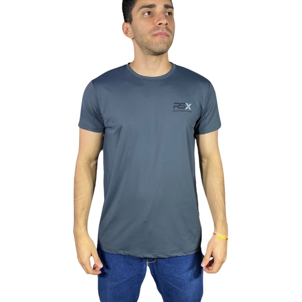 Camiseta Masculina Academia Treinos Poliamida E Elastano Rsx